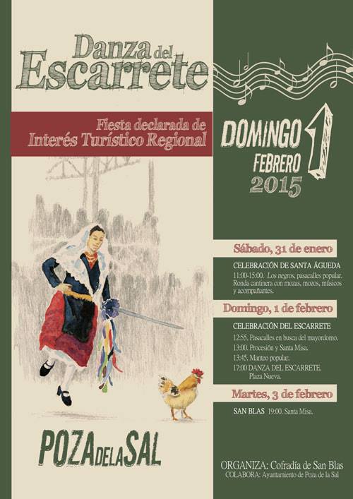Danza del Escarrete 2015 Poza de la Sal